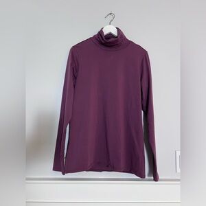 Peruvian Connection Plum Long Sleeve Turtleneck